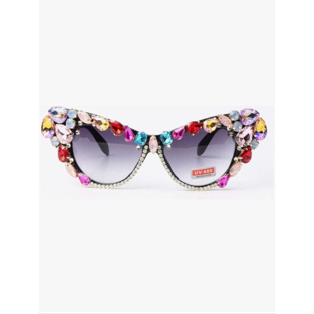 Women's Vintage Inspired Cat eye Sunglasses Bling